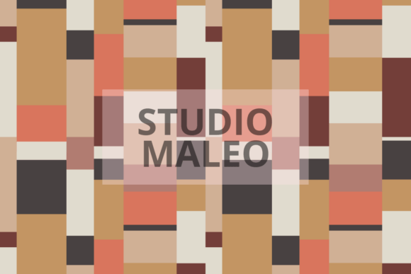 Download Earth Tone Geometric Blocks Pattern - Pattern Collection