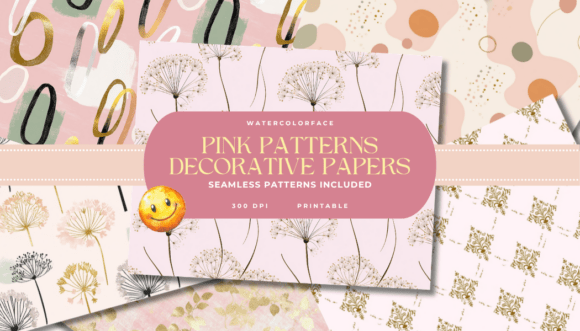Download Pink Seamless Patterns and Papers - Pattern Collection