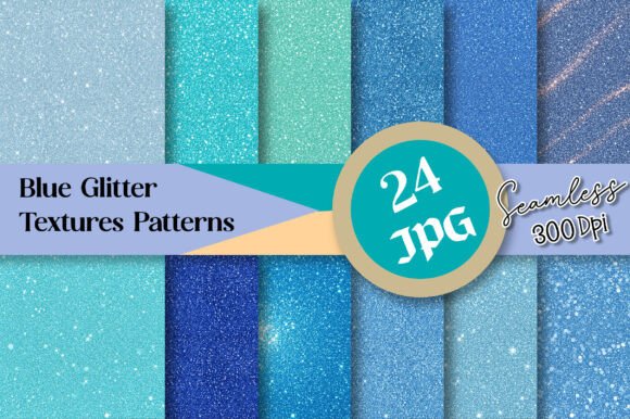 Download Blue Glitter Textures Patterns - Pattern Collection