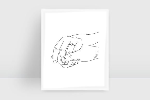 Download Holding Hands Line Art Illustrations - Line art illustrations Collection