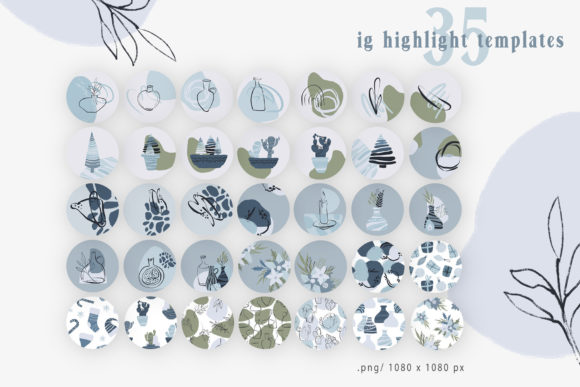 Download Blue Abstract Instagram Highlights - Blue Collection