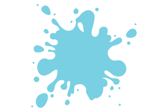 Download Water Splash. Blue Paint Blob. Liquid St - Blue Collection