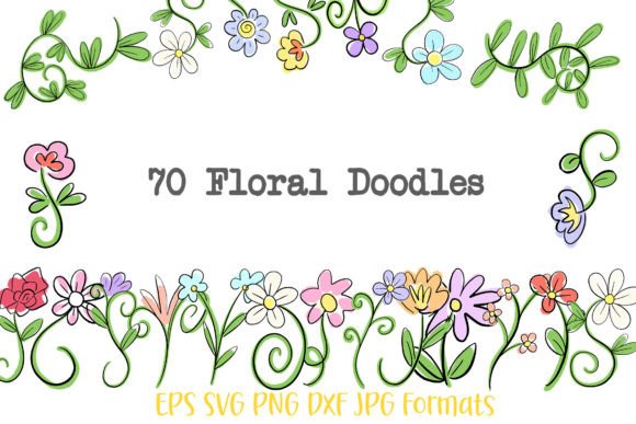 Download 70 Floral Line Art Illustrations Flowers - Line art illustrations Collection