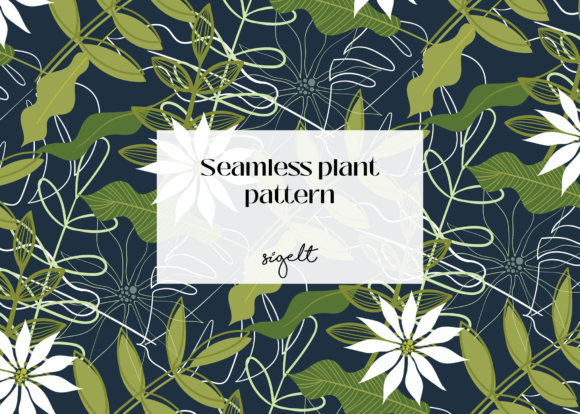 Download Seamless Plant Pattern - Pattern Collection