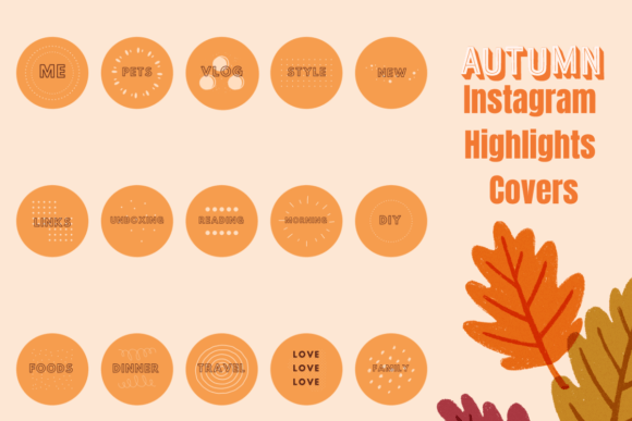 Download FALL AUTUMN Instagram Highlights Covers - Highlights Collection