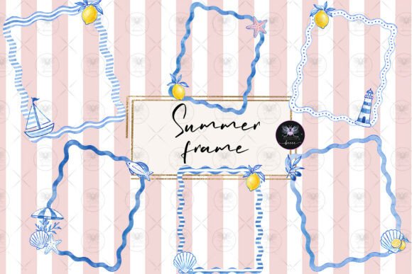 Download Summer Frame Clipart Watercolor - Premium Resources