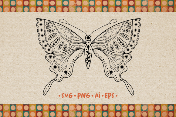 Download Butterfly SVG Line Art Illustrations - Line art illustrations Collection