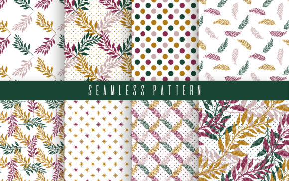 Download Nature Plant Pattern Set - Pattern Collection