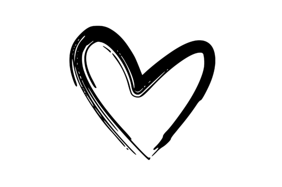 Download Rough Hand Drawn Hearts Graphic Element - Premium Resources