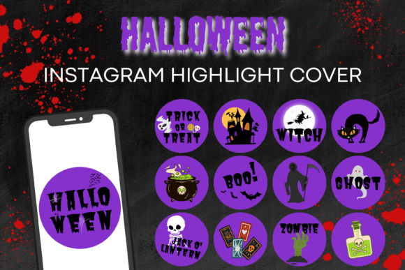 Download Purple Halloween Instagram Highlights - Highlights Collection