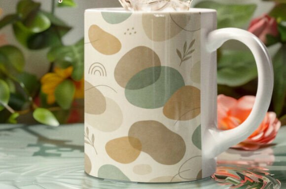 Download Soft Earthy Abstract Shapes Pattern - Pattern Collection
